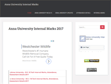 Tablet Screenshot of annauniversityinternalmarks.com